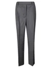 Rohe Mid-waist Tailored Trousers In Gray