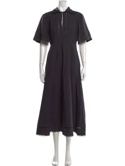 Pre-owned Rohe Midi Length Dress In Black