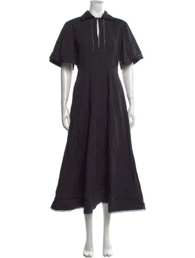 Pre-owned Rohe Midi Length Dress In Black