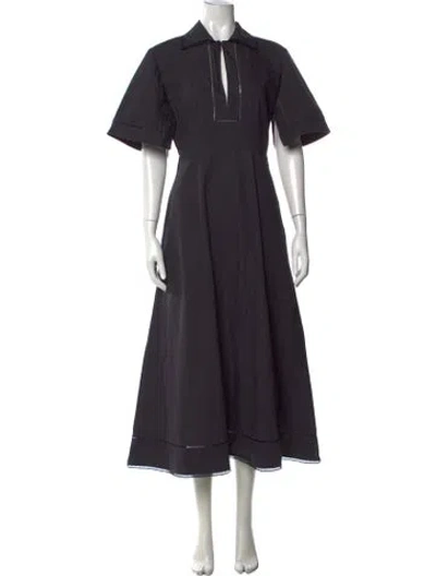 Pre-owned Rohe Midi Length Dress In Grey