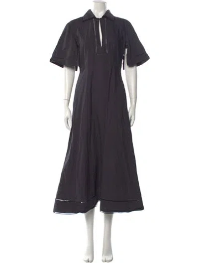 Pre-owned Rohe Midi Length Dress In Grey