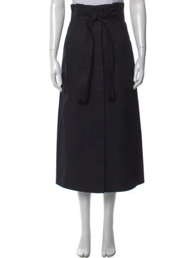 Pre-owned Rohe Midi Length Skirt In Black