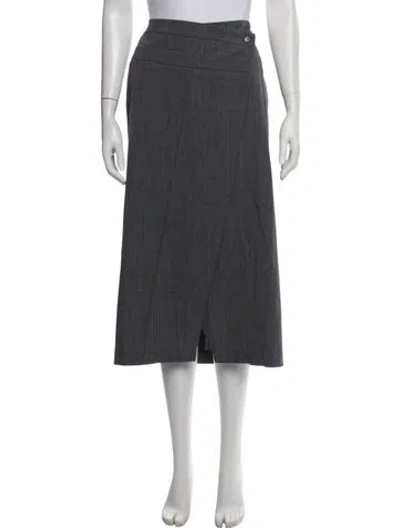Pre-owned Rohe Midi Length Skirt In Grey