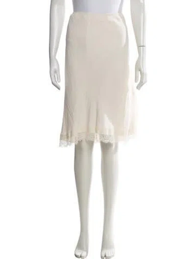 Pre-owned Rohe Midi Length Skirt In Neutrals