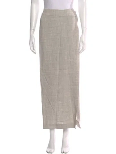 Pre-owned Rohe Midi Length Skirt W/ Tags In Gray
