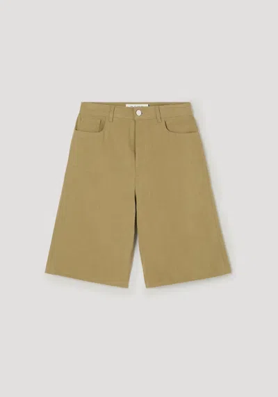 Rohe Róhe Mini Handbag And Fitted Shorts Set In Sage