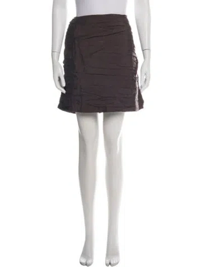 Pre-owned Rohe Mini Skirt In Green