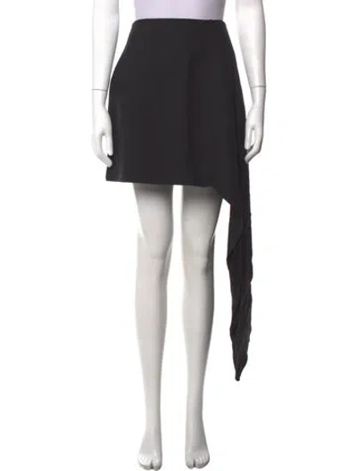 Pre-owned Rohe Mini Skirt W/ Tags In Black