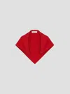 Rohe Mini Triangle Scarf In Red