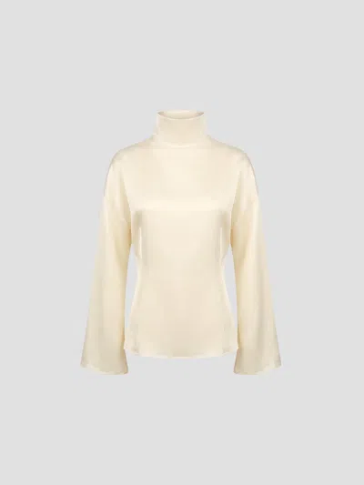 Rohe Minimal Waisted Top In Cream