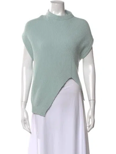 Pre-owned Rohe Mock Neck Sweater In Blue