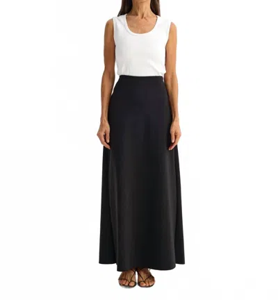 Rohe Modern Scuba Maxi Skirt In Black