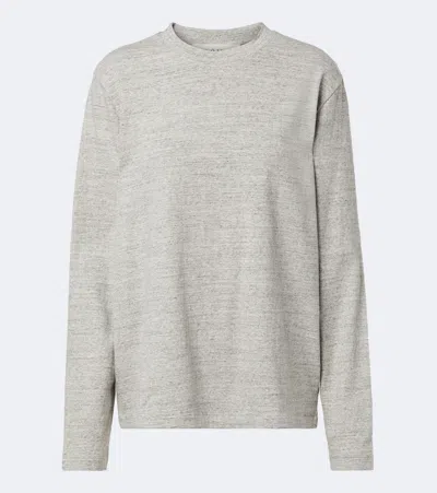 Rohe Róhe Mouliné Cotton Jersey T-shirt In Gray
