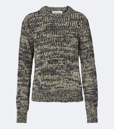 Rohe Róhe Mouliné Sweater In Gray