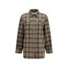 Rohe Check-patterned Pocket Shirt In Multi
