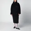 Rohe Pankou-closure Wool Coat In Black