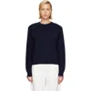 Rohe Fine-knit Long-sleeve Sweater In 410_322 Navy
