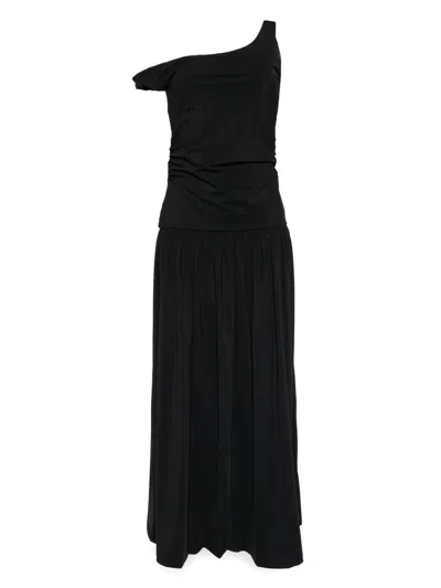ROHE OFF-SHOULDER LIGHT SCUBA DRESS