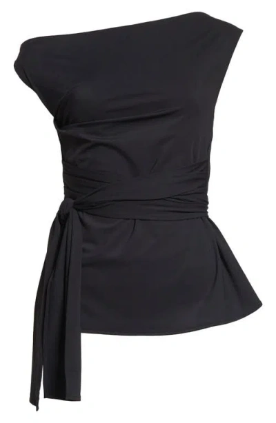 Rohe Róhe Off The Shoulder Wrap Top In Black