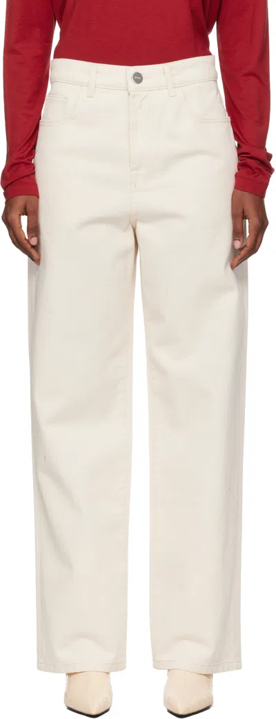 Rohe Off-white Baggy Fit Jeans