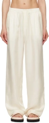 ROHE OFF-WHITE WIDE-LEG TROUSERS