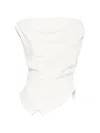 Rohe Draped Asymmetric Top In White
