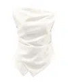 Rohe Draped Asymmetric Top In White