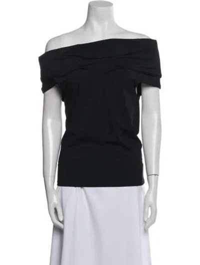 Pre-owned Rohe Off-the-shoulder Short Sleeve Top In Multi