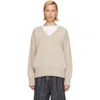 Rohe Wool-blend Classic Mouline Sweater In Neutral