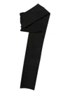 Rohe One-shoulder Cape Top In Black