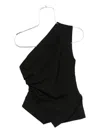 Rohe One-shoulder Top In Black