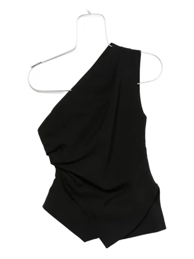 Rohe One-shoulder Top In Black