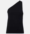 ROHE ROHE ONE-SHOULDER WOOL AND CASHMERE-BLEND TOP