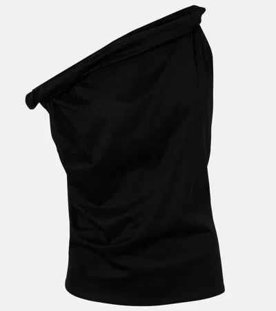 Rohe Sculptural Cotton Blend Top In Black