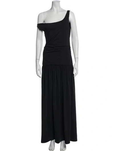 Pre-owned Rohe One-shoulder Long Dress W/ Tags In Blue