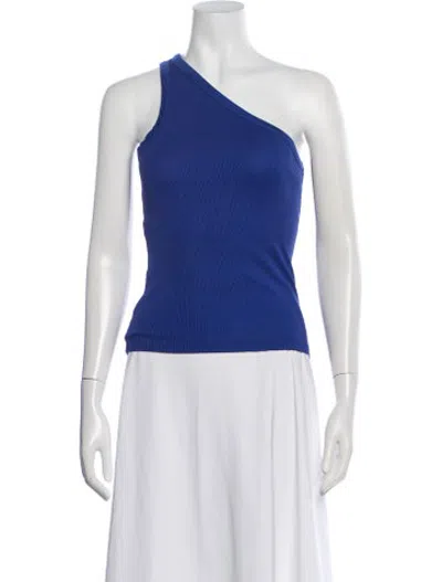 Pre-owned Rohe One-shoulder Sleeveless Top In Purple