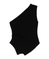 Rohe One Shoulder Drape Top In Black
