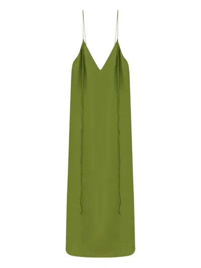 ROHE 露背真丝连衣裙