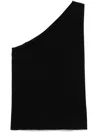 Rohe Róhe Sculptural Open Back Top In Black