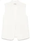 Rohe Open-front Vest In Neutrals
