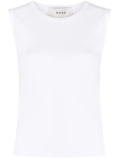 ROHE ORGANIC COTTON-BLEND TANK TOP