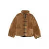 Rohe Toggle-fastening Pocket Jacket In Brown