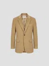 Rohe Oversized Blazer Jacket In Beige
