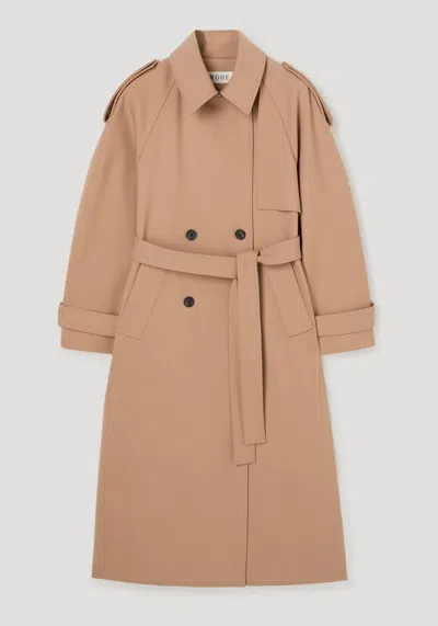Rohe Róhe Oversized Classic Trench Coat In Powder