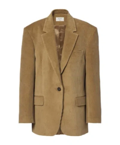 Rohe Oversized Cotton Corduroy Jacket In Pink