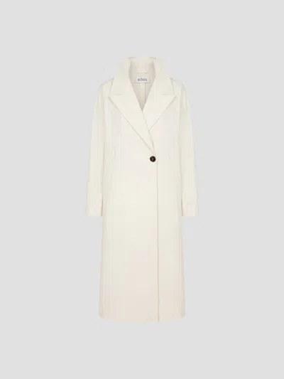 Rohe Oversized Crushed Cotton Jacket In White