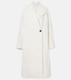 Rohe Oversized Crushed Cotton Jacket In White