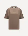 Rohe Oversized T-shirt In Brown