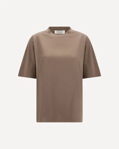 Rohe Oversized T-shirt In Brown