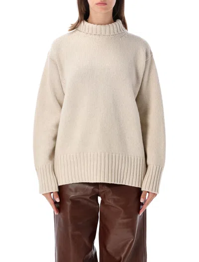 Rohe Oversized Turtleneck Sweater In Oat
